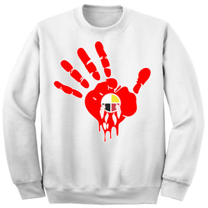 Art Society MMIW AWARENESS CREW SWEATER WHITE