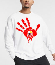 Load image into Gallery viewer, Art Society MMIW AWARENESS CREW SWEATER WHITE