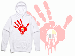 Art Society MMIW AWARENESS HOODIE WHITE