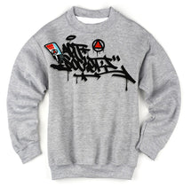 Load image into Gallery viewer, Art Society x Retro Kings MORALES CREW SWEATER GREY