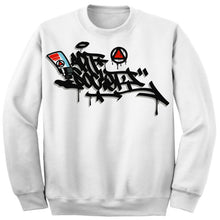 Load image into Gallery viewer, Art Society x Retro Kings MORALES CREW SWEATER WHITE