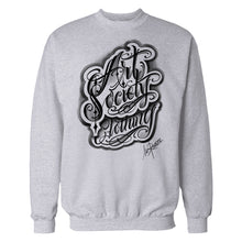 Load image into Gallery viewer, Art Society MR. RUCA SCRIPT CREW SWEATER GREY