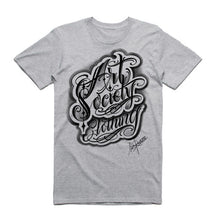 Load image into Gallery viewer, Art Society MR. RUCA SCRIPT TEE SHIRT GREY