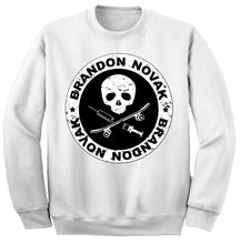 Load image into Gallery viewer, Art Society x Retro Kings NOVAKS HOUSE CREW SWEATER WHITE