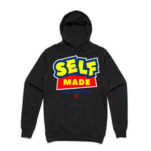 Load image into Gallery viewer, Art Society x Retro Kings SELF MADE HOODIE BLACK