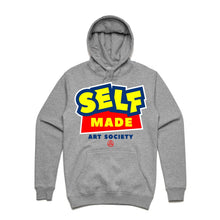 Load image into Gallery viewer, Art Society x Retro Kings SELF MADE HOODIE GREY