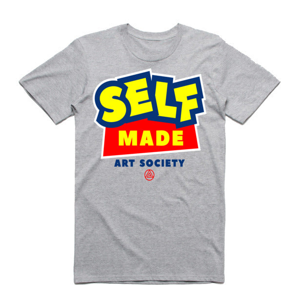 Art Society x Retro Kings SELF MADE TEE SHIRT GREY