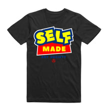 Load image into Gallery viewer, Art Society x Retro Kings SELF MADE TEE SHIRT BLACK