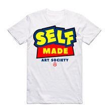 Load image into Gallery viewer, Art Society x Retro Kings SELF MADE TEE SHIRT WHITE