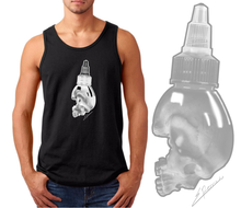 Load image into Gallery viewer, Art Society SKULL INK BOTTLE TANK TOP BLACK