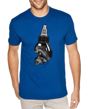 Load image into Gallery viewer, Art Society SKULL INK BOTTLE TEE SHIRT BLUE