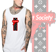 Load image into Gallery viewer, Art Society SUPER DRIP TANK TOP WHITE