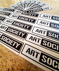 Art Society STENCIL BAR STICKERS