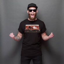 Load image into Gallery viewer, Art Society x Retro Kings MORALES RAIL CAR TEE SHIRT BLACK