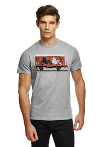 Art Society x Retro Kings MORALES RAIL CAR TEE SHIRT GREY