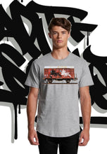 Load image into Gallery viewer, Art Society x Retro Kings MORALES RAIL CAR TEE SHIRT GREY